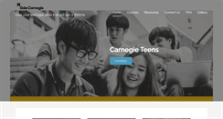 Desktop Screenshot of carnegieteens.com